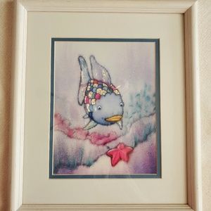 Nicely Framed Rainbow Fish Print